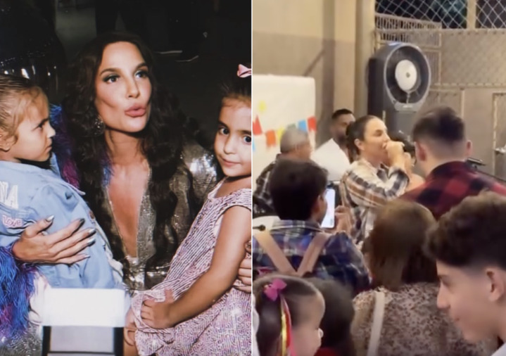 Ivete Sangalo canta em festa junina da escola das filhas e anima o arraiá; veja vídeo