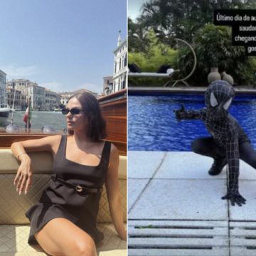 Em lua de mel na Itália, Isis Valverde desabafa sobre saudade do filho