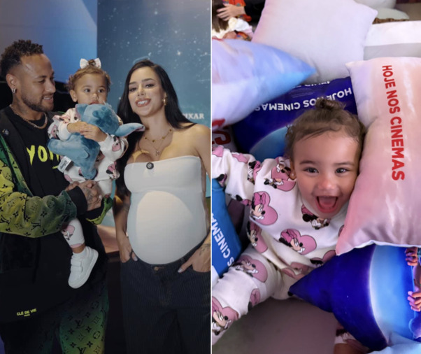 Bruna Biancardi curte noite de cinema com Mavie e Neymar; veja fotos