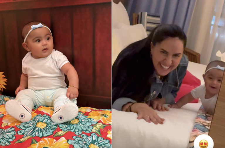 Graciele Lacerda comemora primeiro São João com a filha Clara: “Energia do Nordeste”