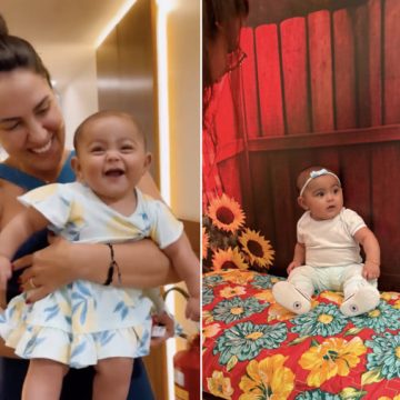 Graciele Lacerda compartilha registros inéditos da filha Clara e exalta São João do Nordeste: “Mais lindo do mundo”