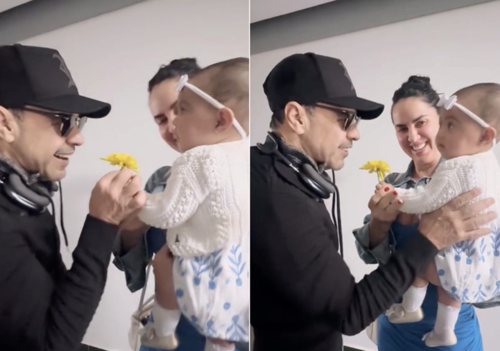 Em passagem pelo Nordeste, Zezé di Camargo ganha presente especial da filha Clara