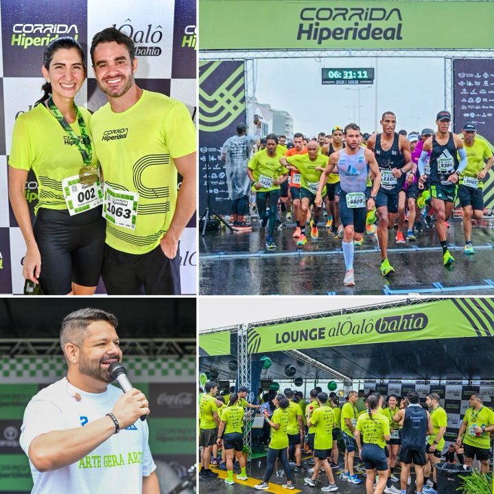 Corrida Hiperideal leva mil participantes à orla de Salvador na primeira edição; veja fotos