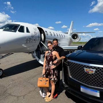 Antes de término, Virgínia deu jatinho de presente a Zé Felipe; conheça o avião