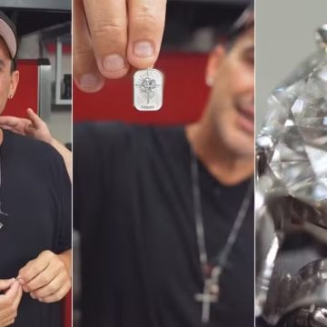 Andre Marques se emociona ao receber joias feitas das cinzas de sua cachorra: ‘Lembrança eterna’