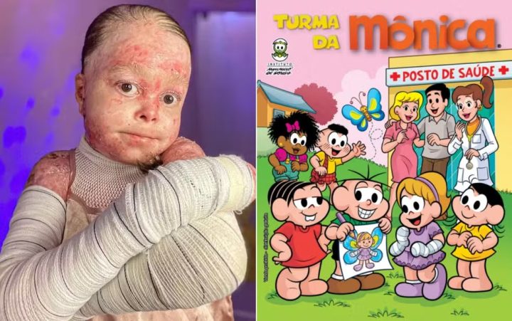 Influenciadora baiana que morreu por doença genética rara vira personagem da Turma da Mônica