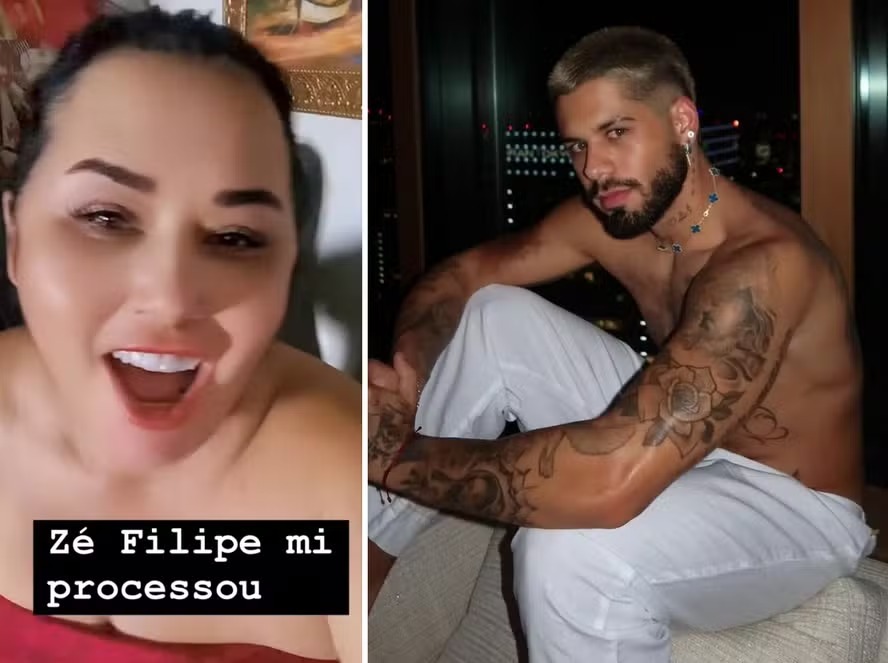Zé Felipe processa ex de Luciano Camargo por dizer que ele é gay