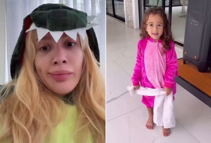 Filha de Karoline Lima, Cecilia pede bolo em formato de jacaré e valor assusta; confira