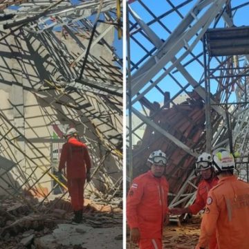 Igreja desaba e deixa 11 pessoas sob os escombros na Bahia