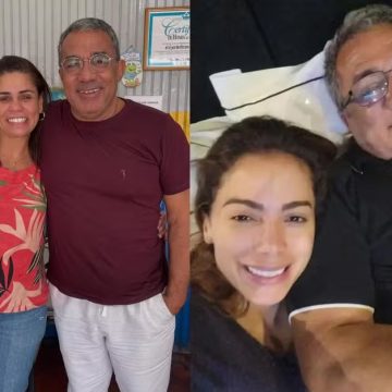 Pai de Anitta continua trabalhando em loja de baterias automotivas mesmo após fama da filha