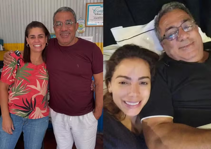 Pai de Anitta continua trabalhando em loja de baterias automotivas mesmo após fama da filha