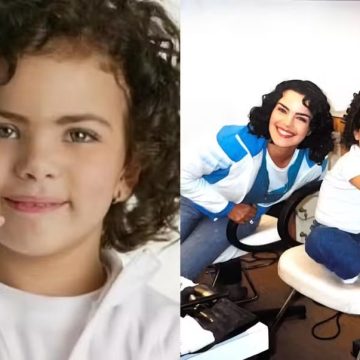 Sósia mirim de Ana Paula Arósio reaparece e semelhança com atriz ainda impressiona