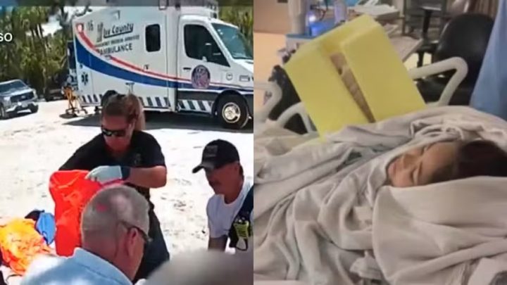 Criança atacada por tubarão recupera movimentos dos dedos após longa cirurgia