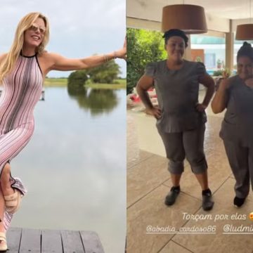Poliana Rocha faz desafio a funcionárias: ‘Quem perder mais quilos vai ganhar surpresa da patroa’