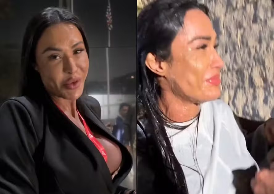 Gracyanne Barbosa é batizada em culto de Pablo Marçal: ‘Arrependimento’