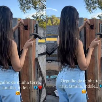 Esposa miss de Amado Batista surpreende web por simplicidade: ‘Minha índole’
