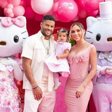 Quarenta mil balões e bolo de 3 metros: os bastidores da festa luxuosa de um ano da filha de Hulk e Camila