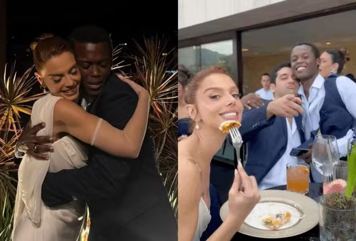 Ator padrinho de Giovanna Lancellotti e Gabriel David compartilha fotos inéditas de casamento no Cristo