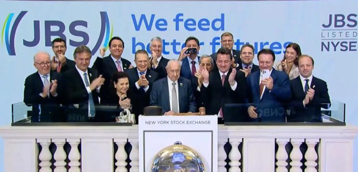 JBS estreia na Bolsa de Nova York e mira liderança global de alimentos
