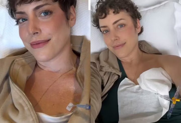 Fabiana Justus explica uso do cateter durante tratamento do câncer: ‘Dentro da pele’