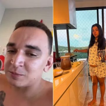 João Gomes brinca com ‘finalzinho da gestação’ da esposa, Ary Mirelle: ‘Fica doida’