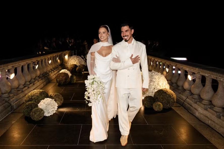 Veja melhores momentos do primeiro casamento de Giovanna Lancellotti e Gabriel David