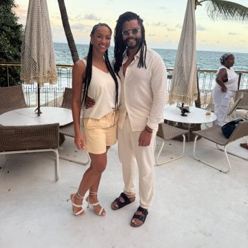 Aline Patriarca e Diogo Almeida curtem dias de romance em Salvador
