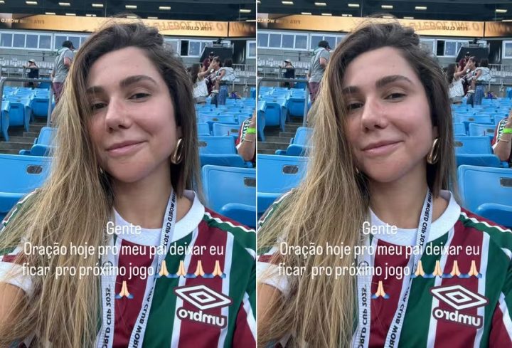 Carol Portaluppi pede ajuda a fãs para ficar nos EUA após Fluminense avançar na Copa