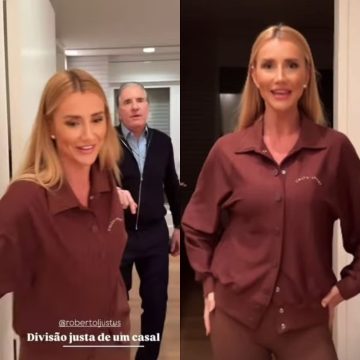 Ana Paula Siebert se perde em nova casa após mudança com Roberto Justus