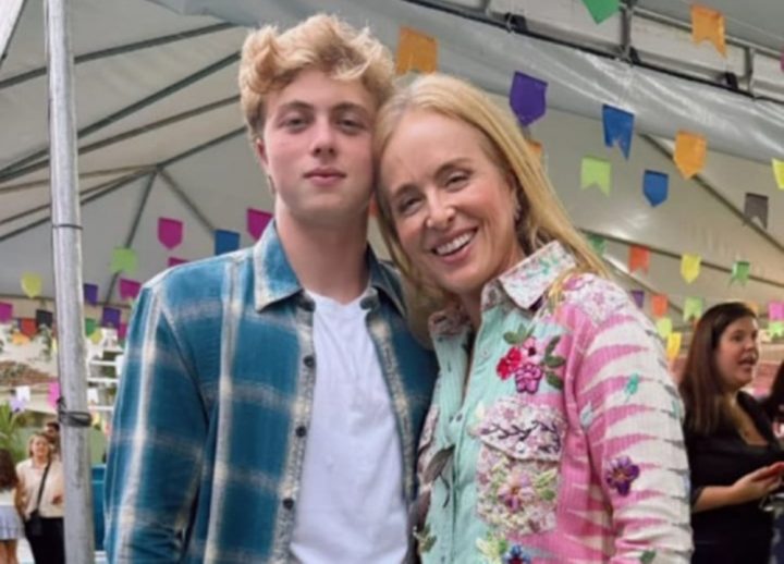 Angélica exibe look junino em festa com filho e se declara: ‘Amo esse menino’