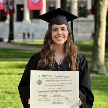 Aluna brasileira tem a maior nota entre os formandos de Harvard em 2025