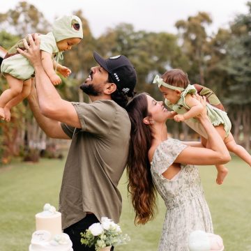 Cantor Sorocaba celebra 11 meses dos filhos gêmeos com festinha temática; veja fotos