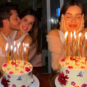 Camila Queiroz abre álbum de aniversário: ‘Transbordando amor’
