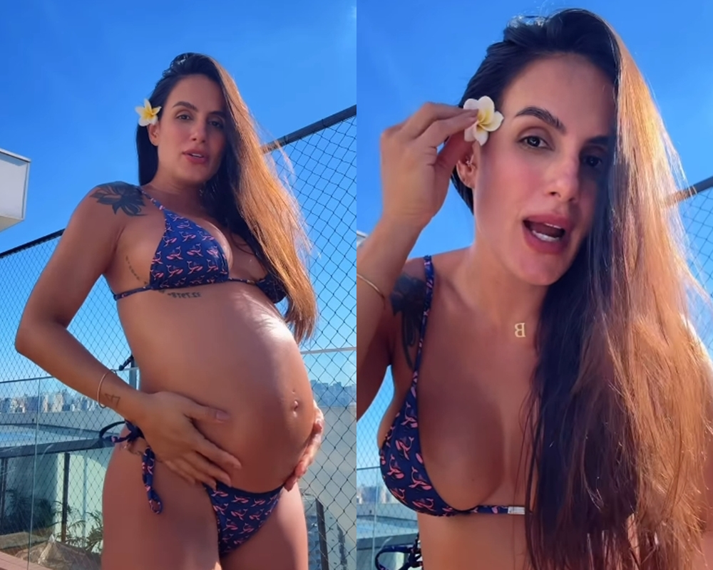Carol Peixinho fala sobre relação com o sol durante gravidez: ‘Sou muito mais feliz’