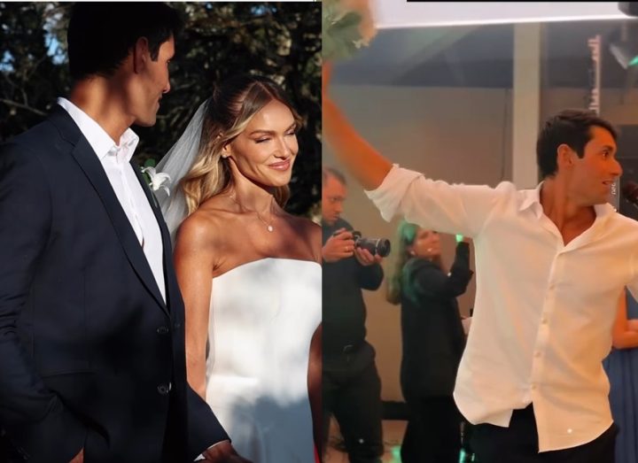 Noivo joga buquê em casamento com ex-BBB em Gramado