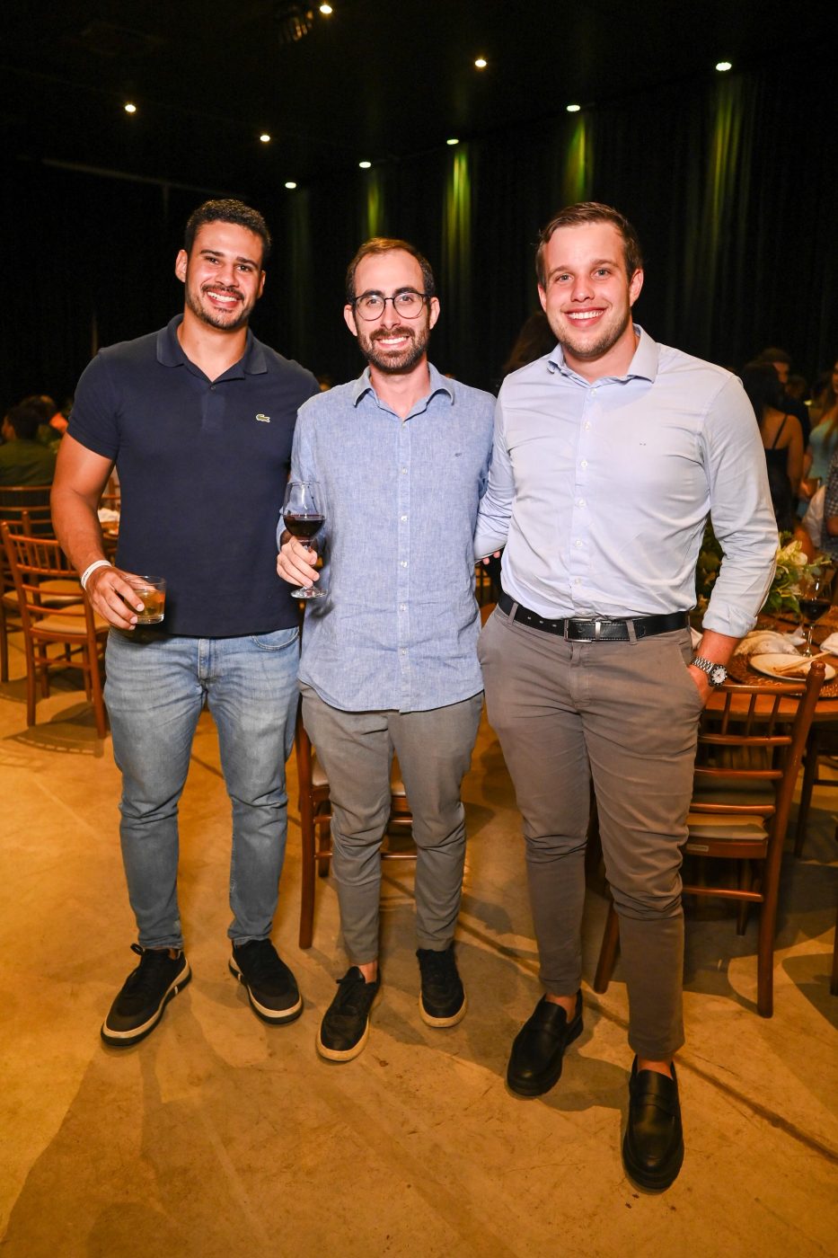 Giovanni Puonzo, Mateus Almeida e Nicolau Eloy