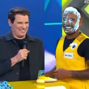 Ex-BBB Davi vira meme após errar plural de ‘limão’ no Domingo Legal; assista