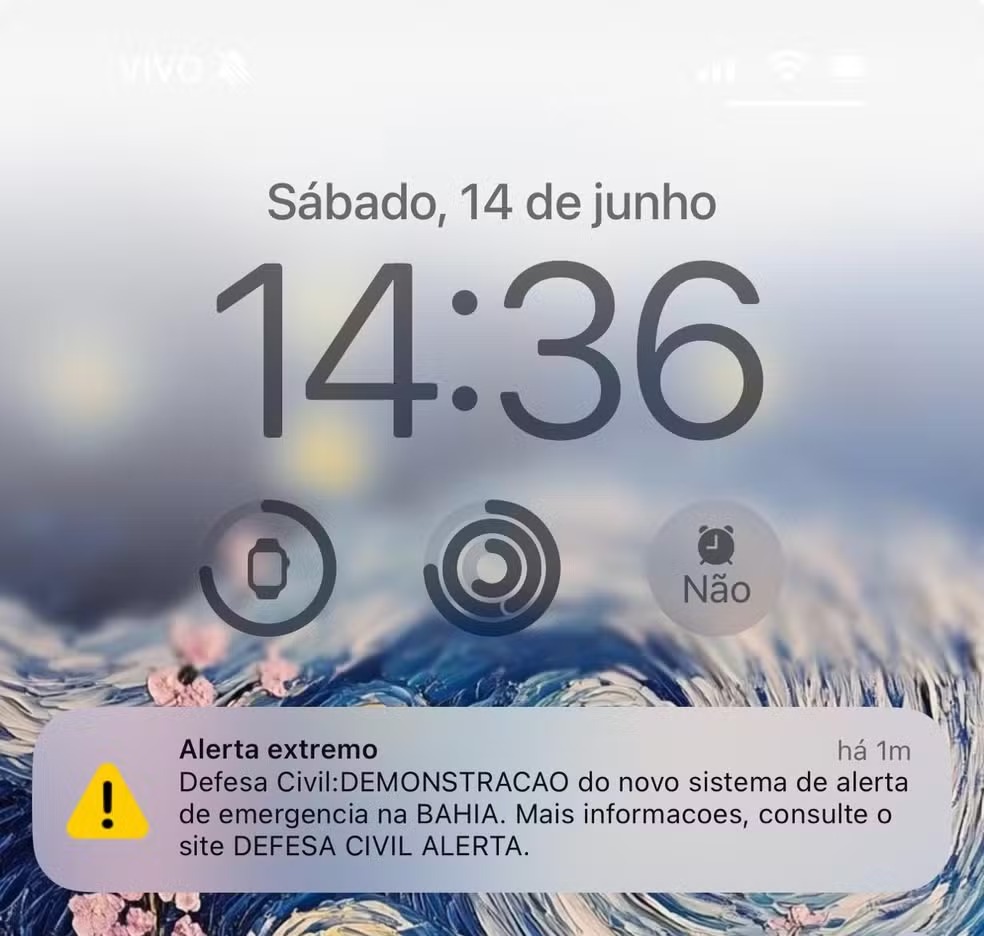 Defesa Civil realiza demonstração do novo sistema de alerta de emergência com SMS e alerta sonoro