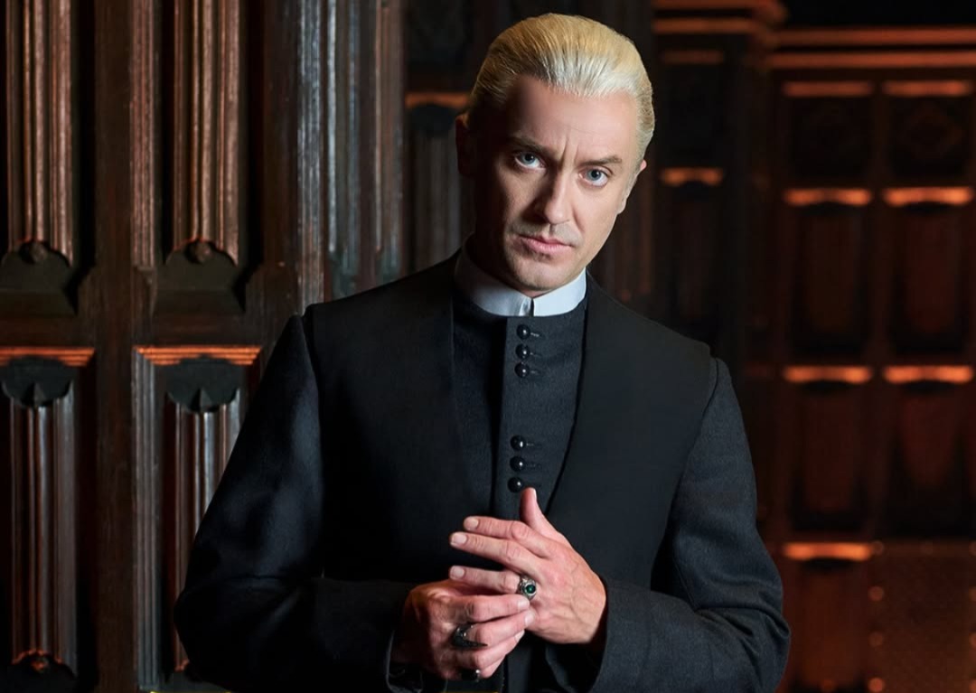 Tom Felton revive Draco Malfoy em Harry Potter