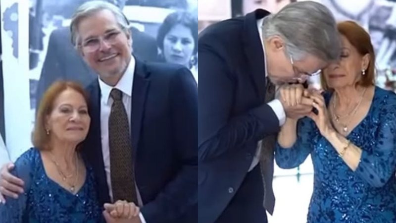 Mãe de Edson Celulari comemora 90 anos com festa especial; veja vídeo