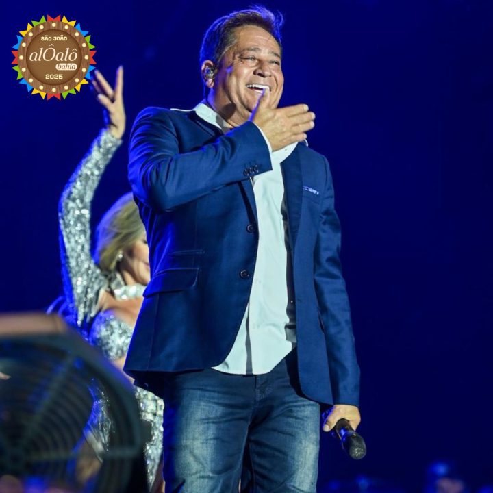 No São João da Bahia, Leonardo emociona com clássicos e brinca ao falar das netas: ‘Maria Alice tem que ser estudada’