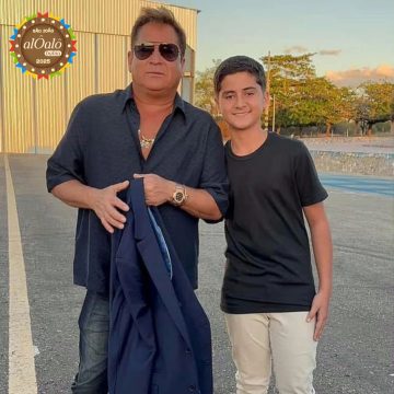 Vídeo: Fã mirim João Vitor vive momento emocionante ao cantar para o ídolo Leonardo em cidade na BA