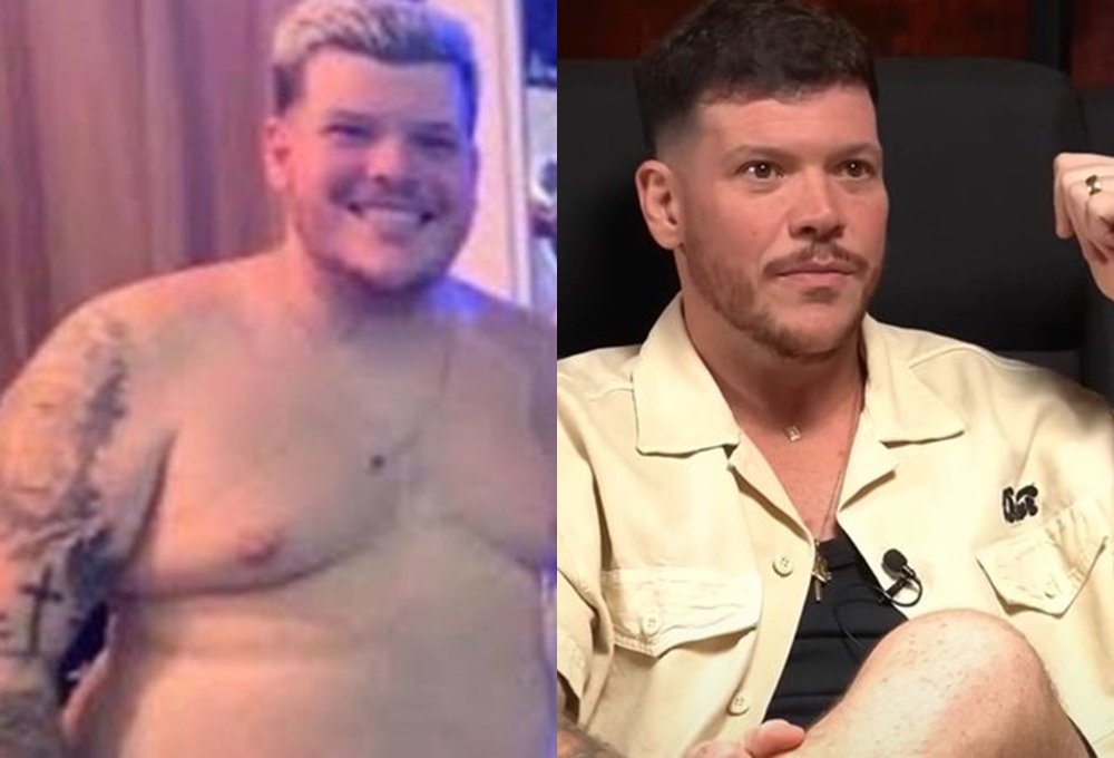 Após perder 45kg, Ferrugem revela que tinha idade biológica era de 78 anos