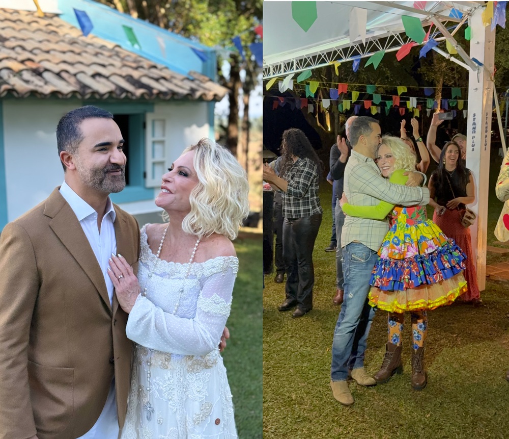 Fogueira, quadrilha e emoção: saiba o que rolou na renovação de votos de Ana Maria Braga