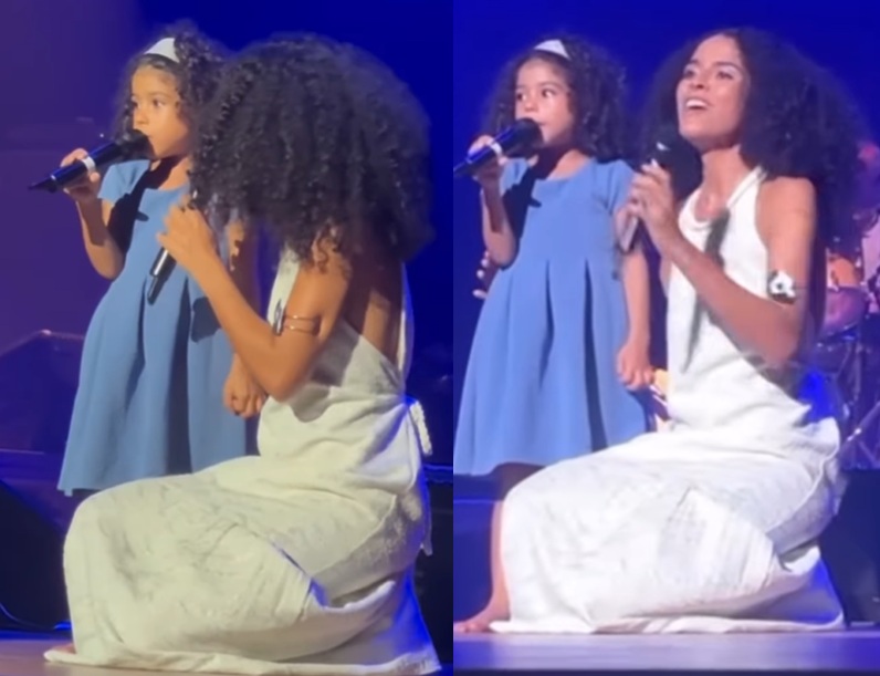 Filha e neta de Vander Lee fazem homenagem emocionante ao cantor em show; veja vídeo