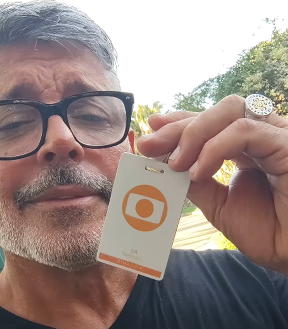 Alexandre Frota volta a TV Globo após 25 anos: “Surpreso e muito feliz”