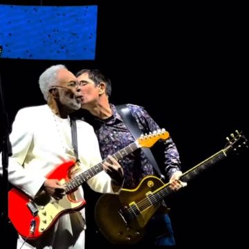 Gilberto Gil e Samuel Rosa emocionam o público com dueto surpresa em Belo Horizonte