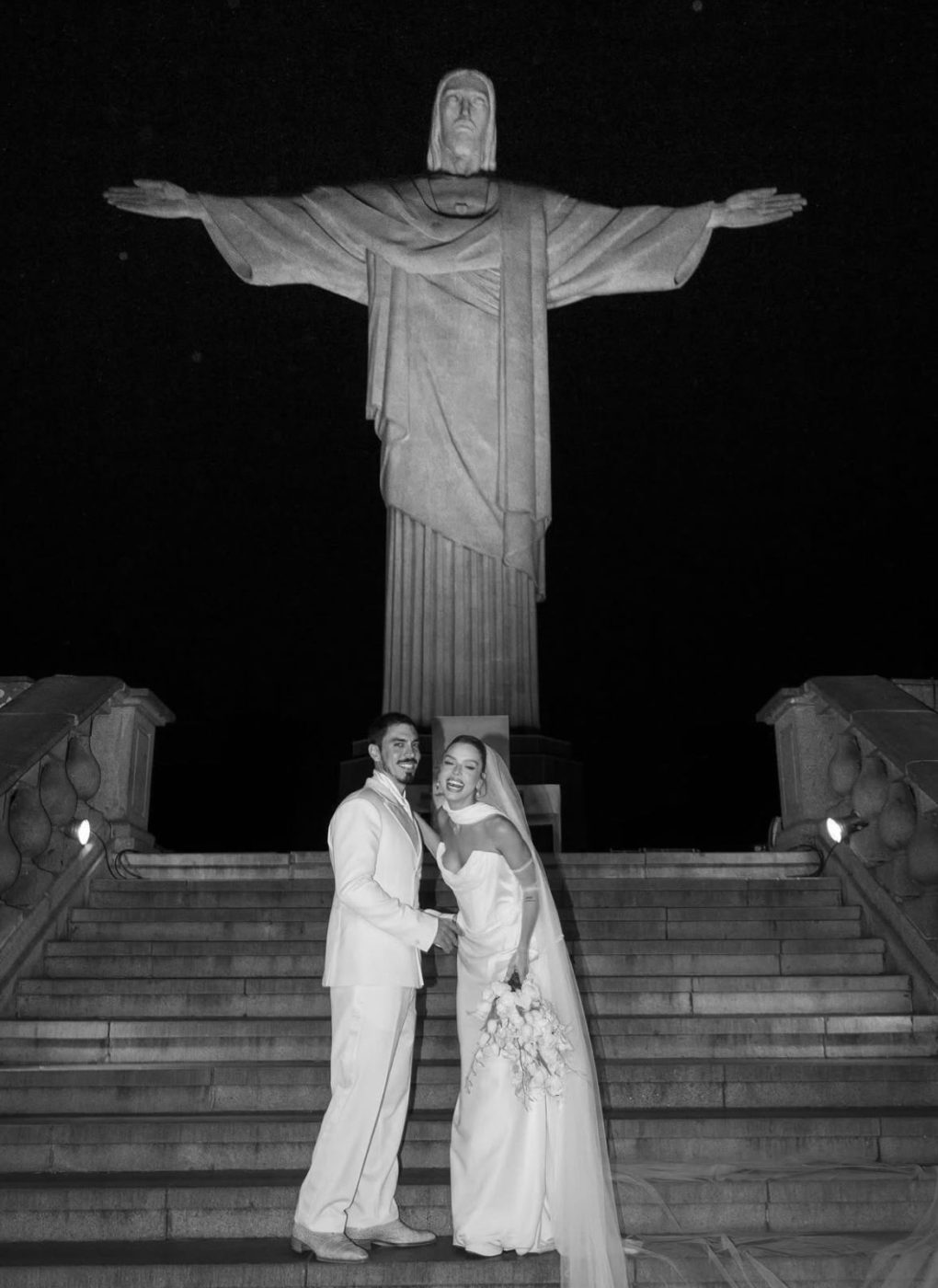 Casamento de Giovanna Lancellotti e Gabriel David: veja as fotos oficiais da cerimônia aos pés do Cristo Redentor