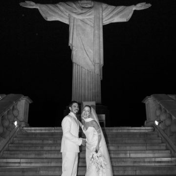 Casamento de Giovanna Lancellotti e Gabriel David: veja as fotos oficiais da cerimônia aos pés do Cristo Redentor