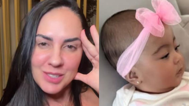 Filha de Graciele Lacerda, Clara chama atenção ao surgir com look estiloso